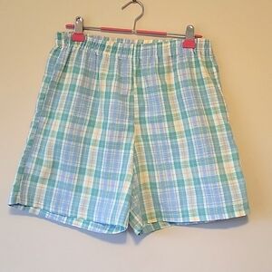 Light Vintage Gingham Shorts